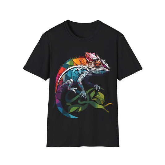 Męski T-Shirt koszulka z nadrukiem Kameleon #1