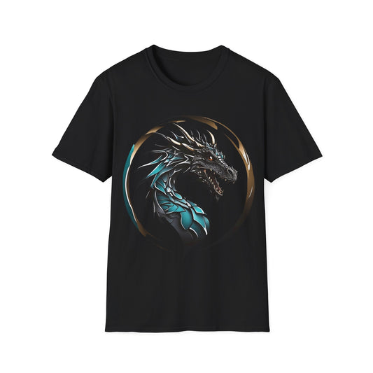 Męski T-Shirt koszulka z nadrukiem Smok Dragon #2